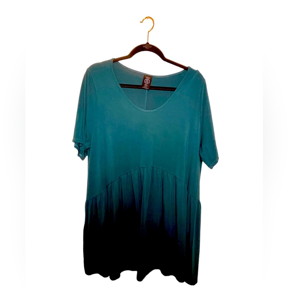Agnes & Dora Hunter Green Muse Tunic Size XXXL
